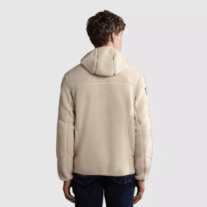 Napapijri Yupik Full Zip 3 Men's Fleece White