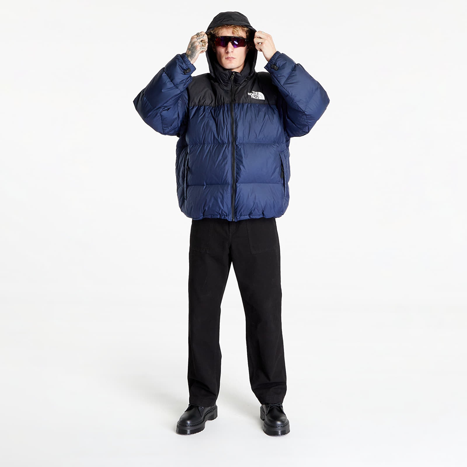 The North Face 1996 Retro Nuptse Jacket - Summit Navy / TNF Black