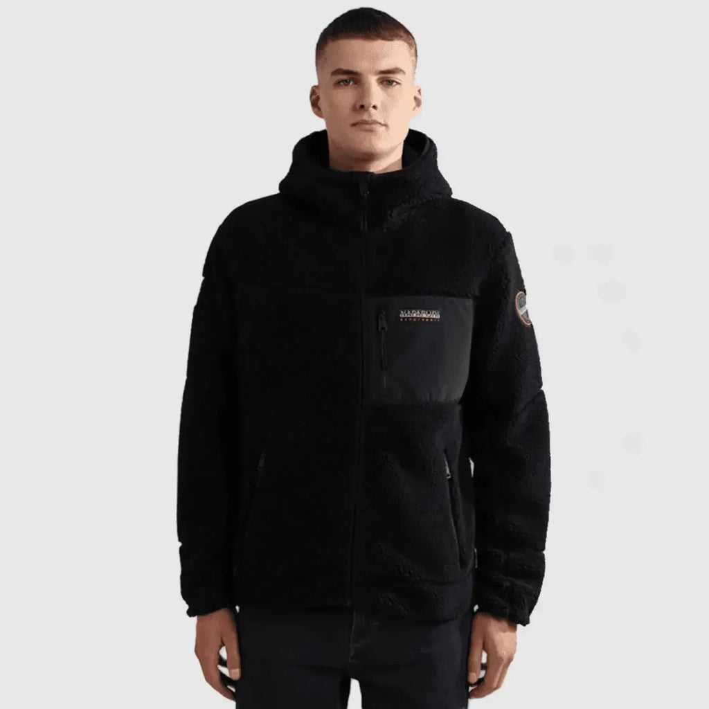 Napapijri Yupik Full Zip 3 Men's Fleece Black