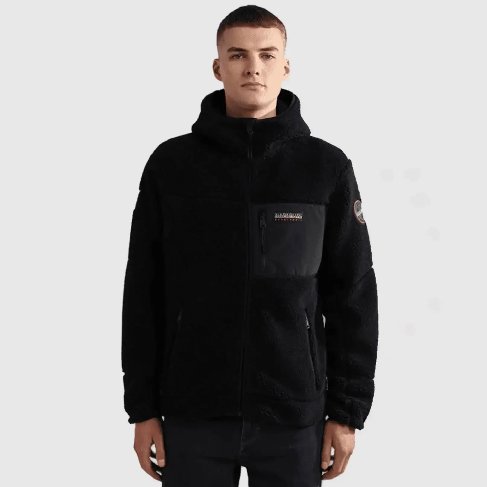 Napapijri Yupik Full Zip 3 Men's Fleece Black