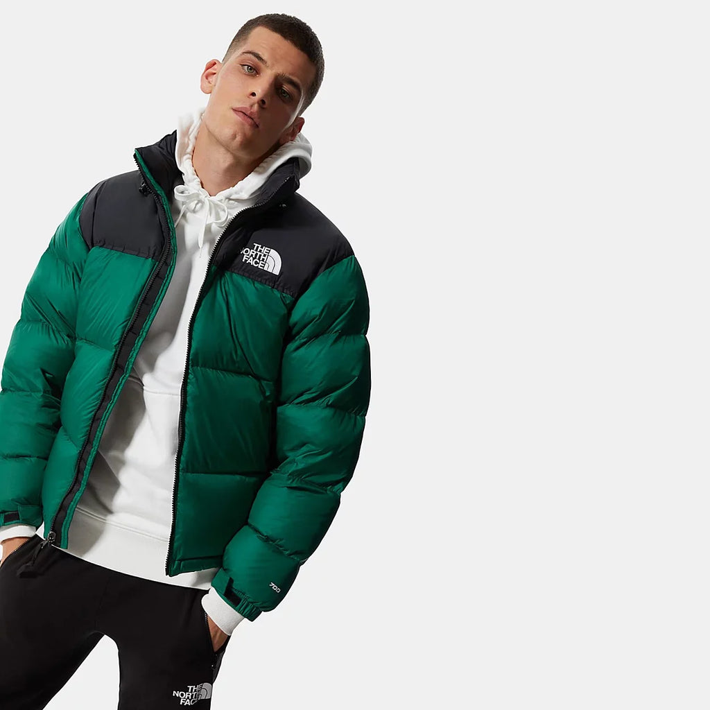 The North Face 1996 Retro Nuptse Jacket - Evergreen / TNF Black